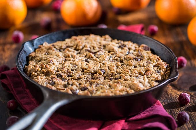 Chocolate Choices for Your Gooey Cranberry Orange Skillet Cookie